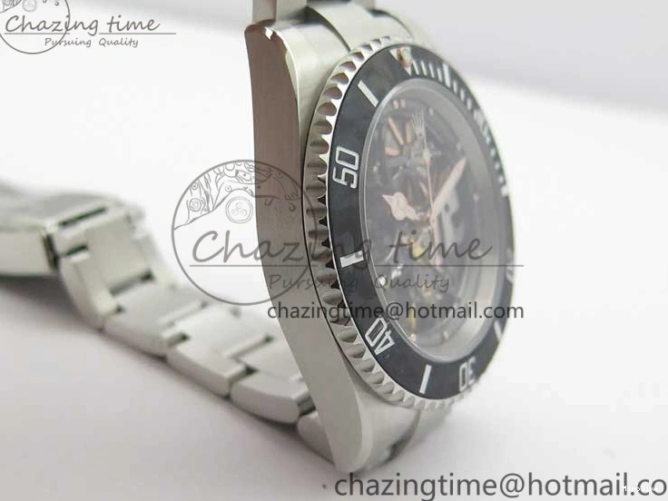 MiroTime 0214 Durable Andrea Pirlo Project Skeleton Submariner SS VRF Best Edition on SS Bracelet SA 2985